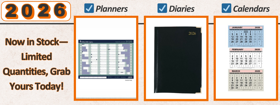 2026 Diaries Calandars & Planners